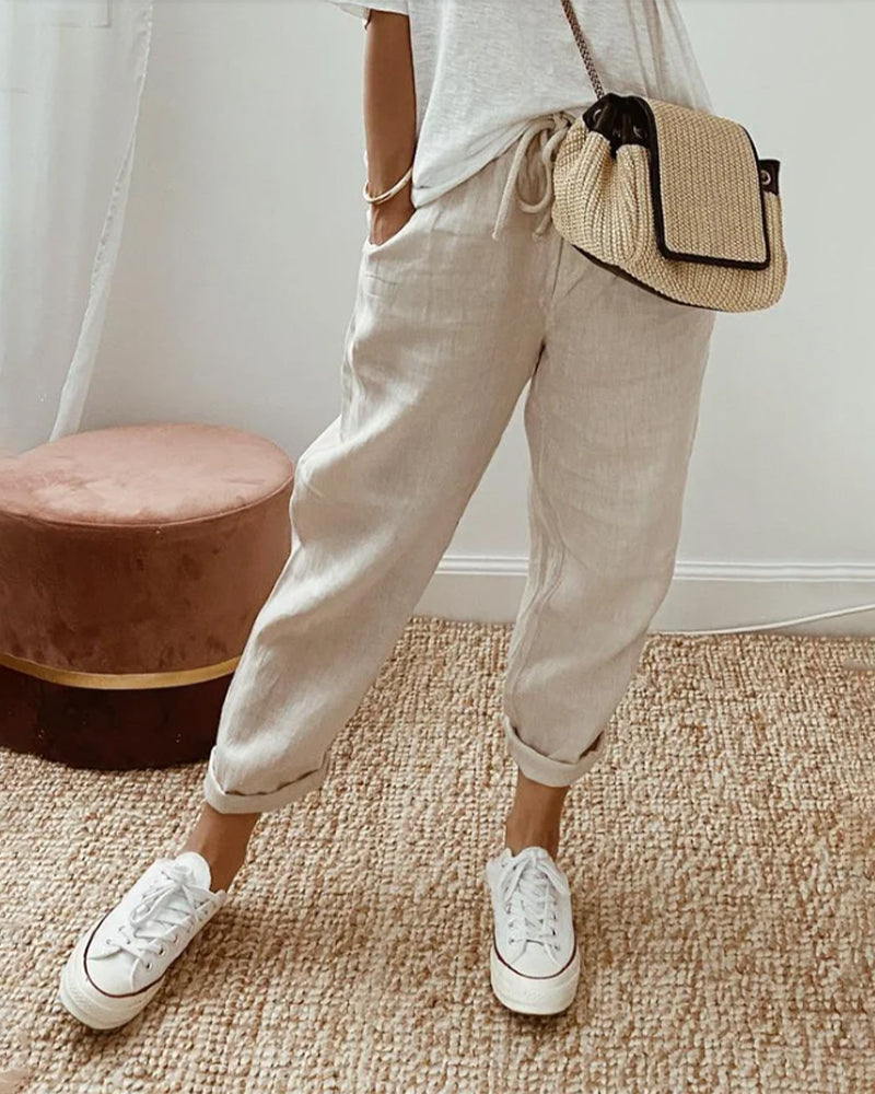 Pantalon Fluide Confort Élégant | Maya Deauville