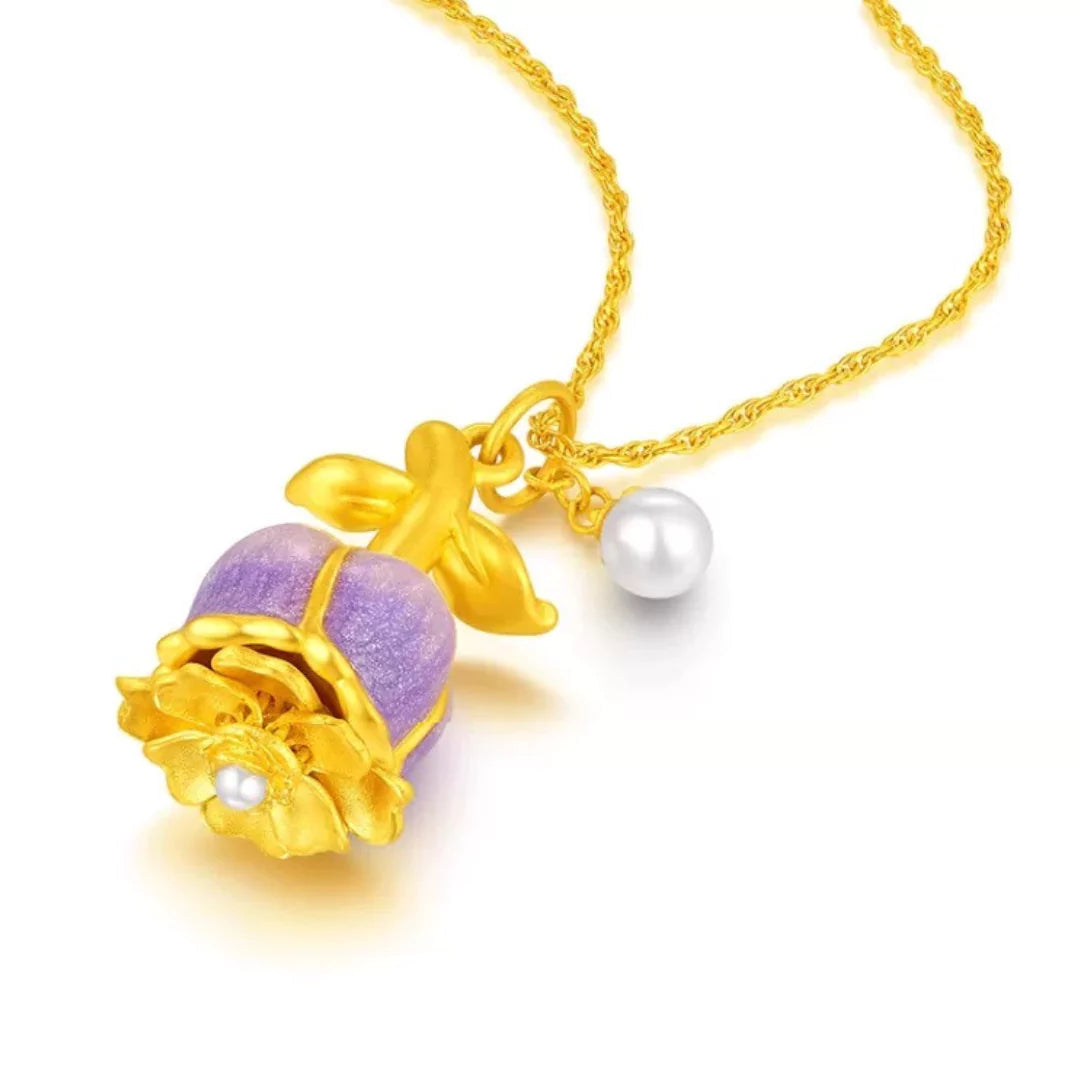 Collier Aurora Charm – La Fleur de l’Amour | Maya Deauville
