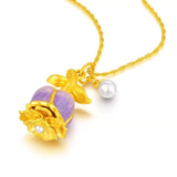 Collier Aurora Charm – La Fleur de l’Amour | Maya Deauville