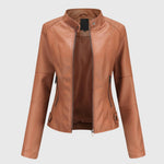 Giorgina™ | Veste en Cuir Élégante pour Femmes | Maya Deauville