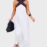 Elena | Robe Maxi Fluide Élégante | Maya Deauville