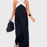 Elena | Robe Maxi Fluide Élégante | Maya Deauville