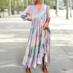 Florentina | Robe Imprimée Élégante | Maya Deauville