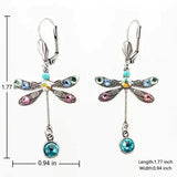 Lacey™ | boucles d’oreilles libellule finement gravées | Maya Deauville