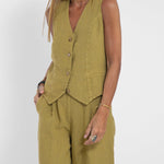Aira | Ensemble Gilet Boutonné & Pantalon Large | Maya Deauville