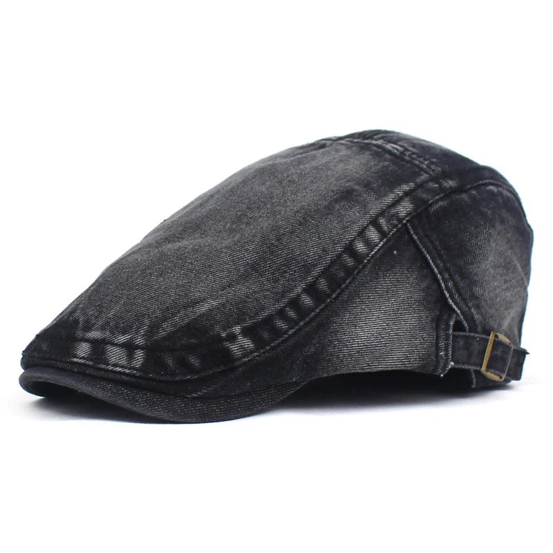 Paulo™ | Béret Homme Denim Chic | Maya Deauville