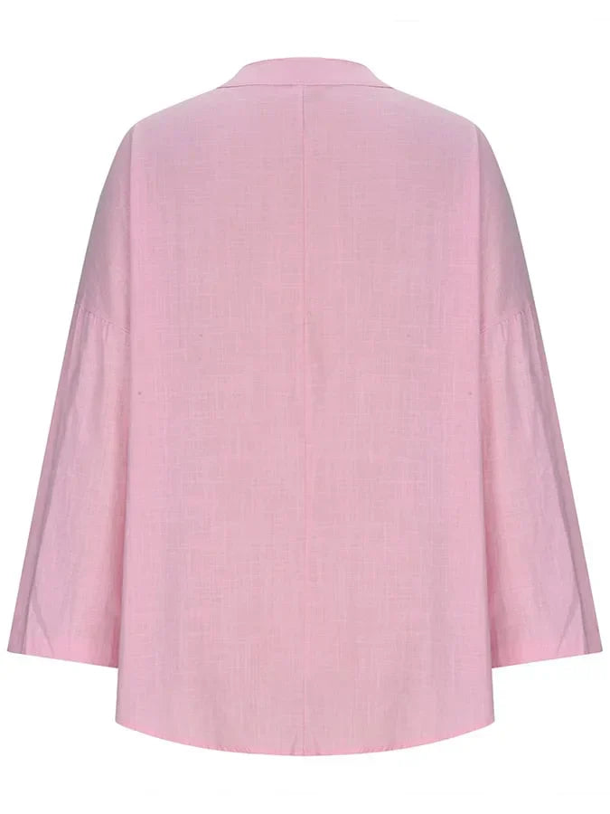 Léna™ | Chemise de plage en coton léger | Maya Deauville
