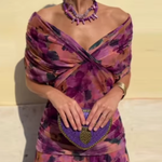 Louise™ | Robe Maxi de Fête Élégante à Col V | Maya Deauville