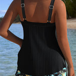 Lana® | Tankini rayée avec short de plage deux pièces | Maya Deauville