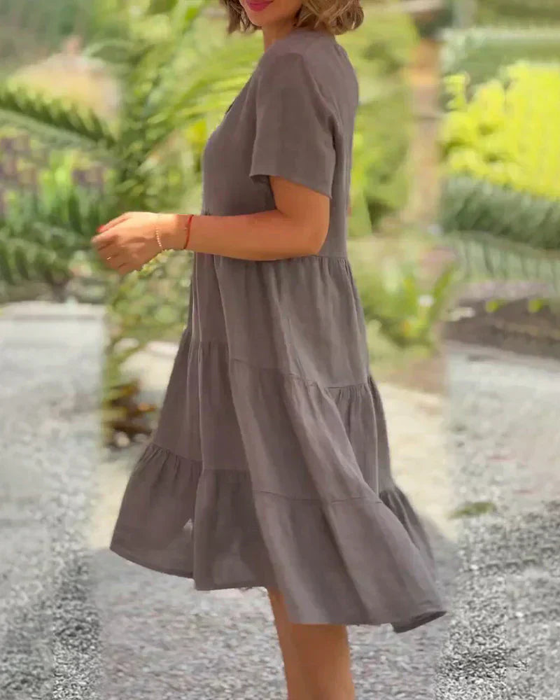 Bexley | Robe d’été décontractée à col en V | Maya Deauville
