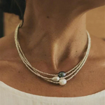 Collier de perles d’eau douce d’inspiration antique | Maya Deauville