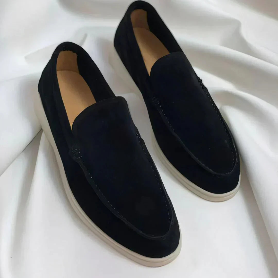 Leo™| Élégants mocassins en cuir suédé | Maya Deauville