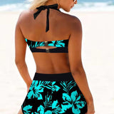 Sherrie – Maillot de bain taille haute à imprimé floral | Maya Deauville