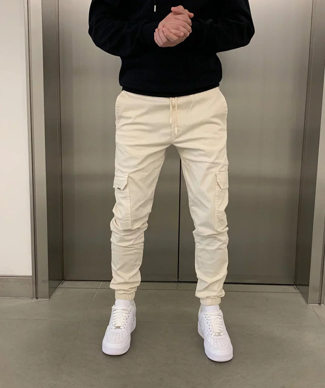 Pantalon cargo coupe jogger | Maya Deauville