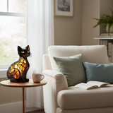 Chat lumineux de minuit
