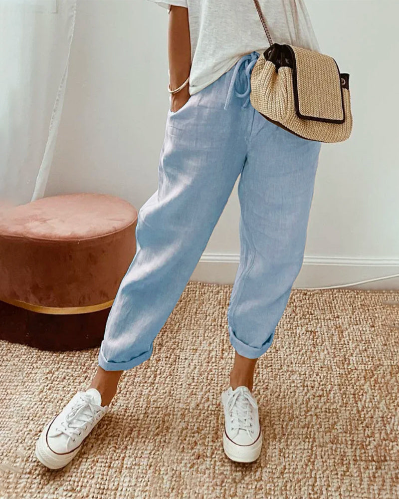 Pantalon Fluide Confort Élégant | Maya Deauville
