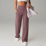 Florence™ — Pantalon large taille haute confortable | Maya Deauville
