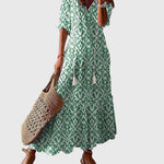 Amalia™ | Robe maxi d’été bohème vintage | Maya Deauville