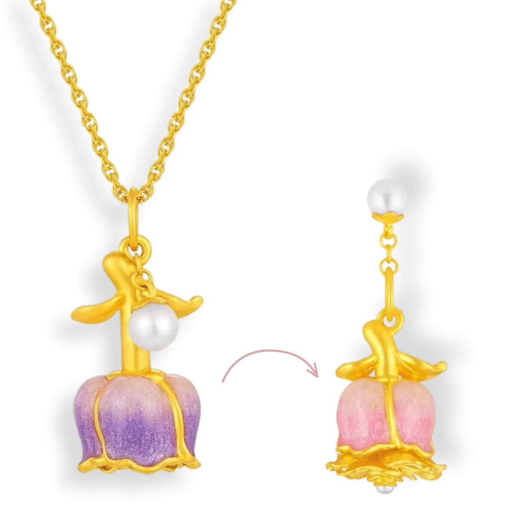 Collier Aurora Charm – La Fleur de l’Amour | Maya Deauville