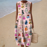 Robe d’Été Confortable Sans Manches | Maya Deauville