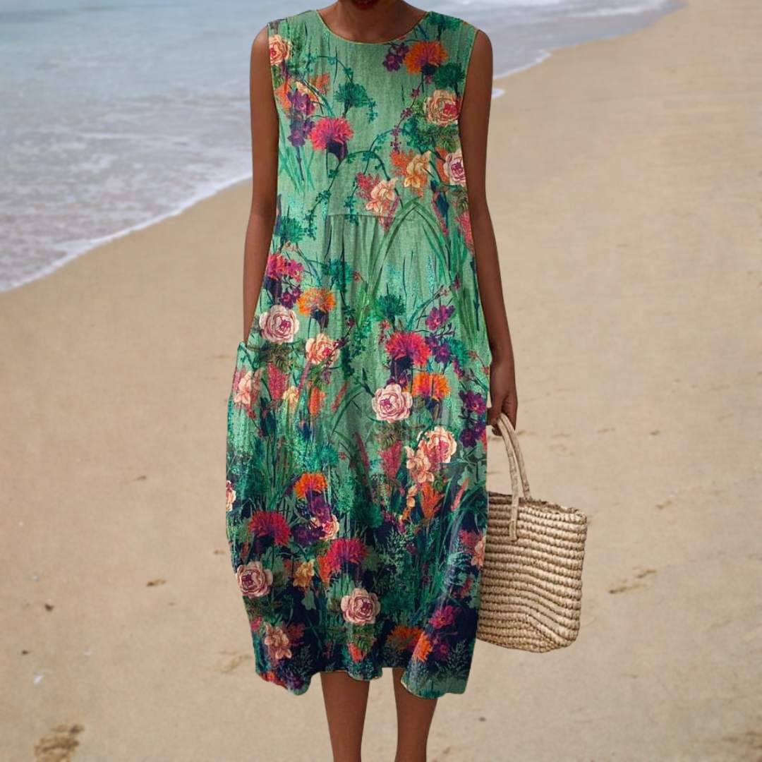 Robe d’Été Confortable Sans Manches | Maya Deauville
