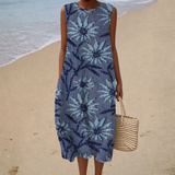 Robe d’Été Confortable Sans Manches | Maya Deauville