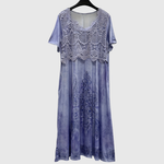 INDIGO | Robe midi florale élégante | Maya Deauville