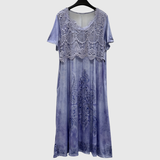 INDIGO | Robe midi florale élégante | Maya Deauville