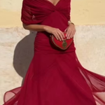 Louise™ | Robe Maxi de Fête Élégante à Col V | Maya Deauville