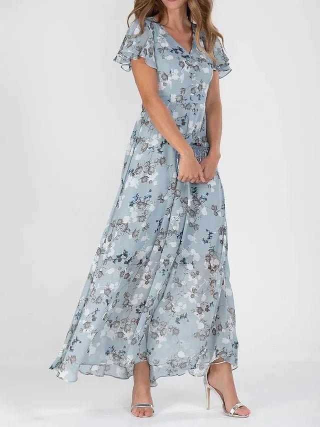 ZURI | Robe élégante et fluide avec effet amincissant | Maya Deauville