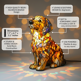 Figurine Lily, Golden Retriever lumineux