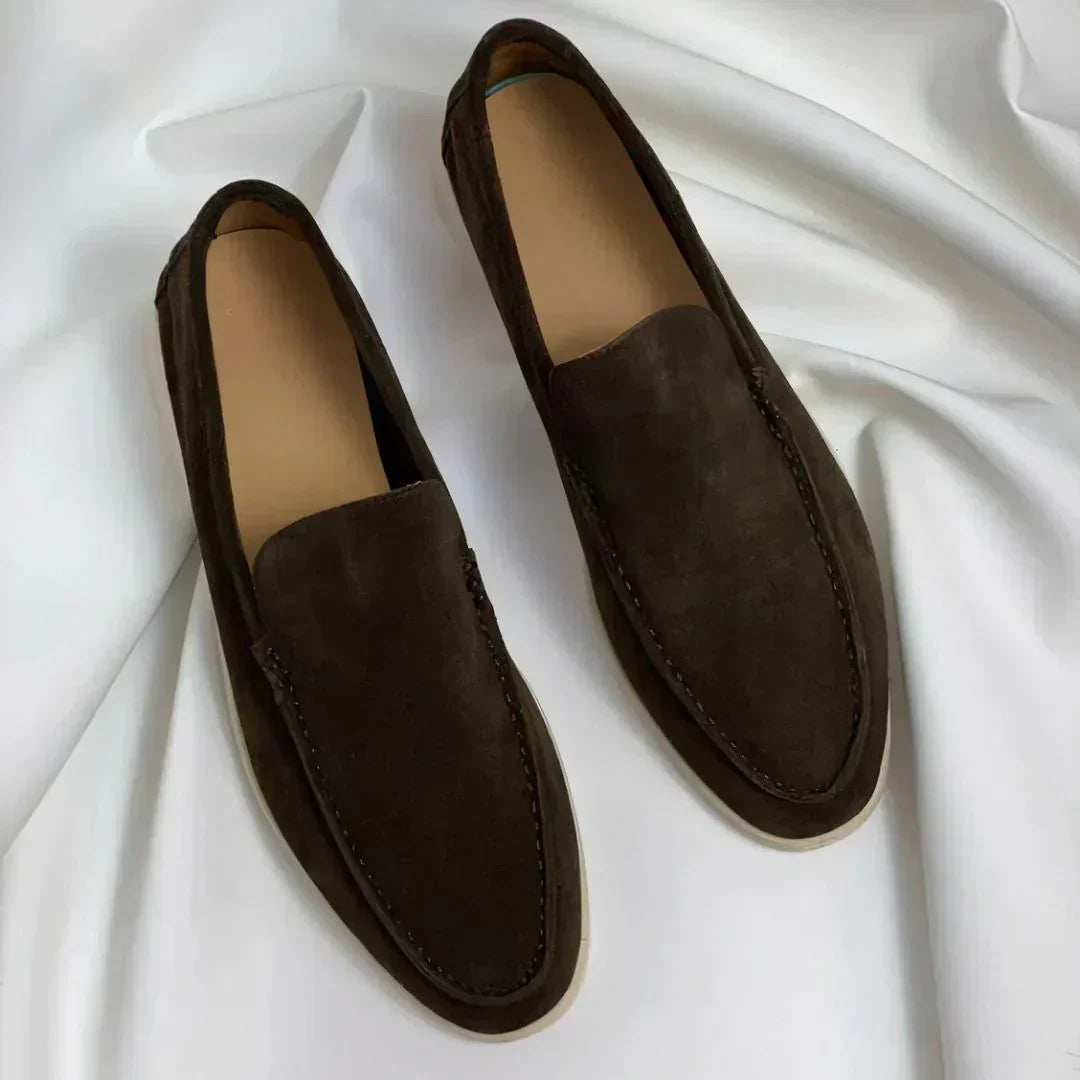 Leo™| Élégants mocassins en cuir suédé | Maya Deauville