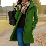 Aurora | Manteau à Un Bouton | Maya Deauville
