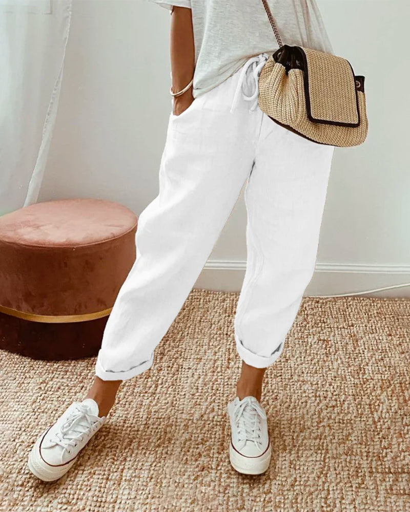 Pantalon Fluide Confort Élégant | Maya Deauville