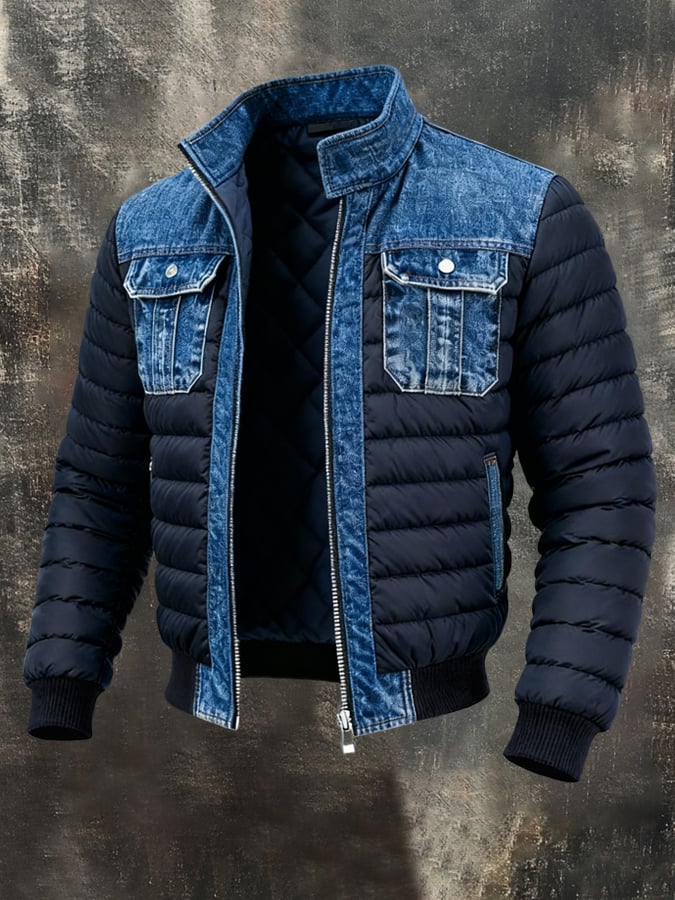 KÉVIN™ | Veste doublée denim classique | Maya Deauville