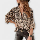 Fabienne | Blouse tendance avec motif léopard | Maya Deauville