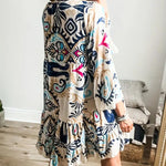 Veronique | Robe Tunique Bohémienne | Maya Deauville
