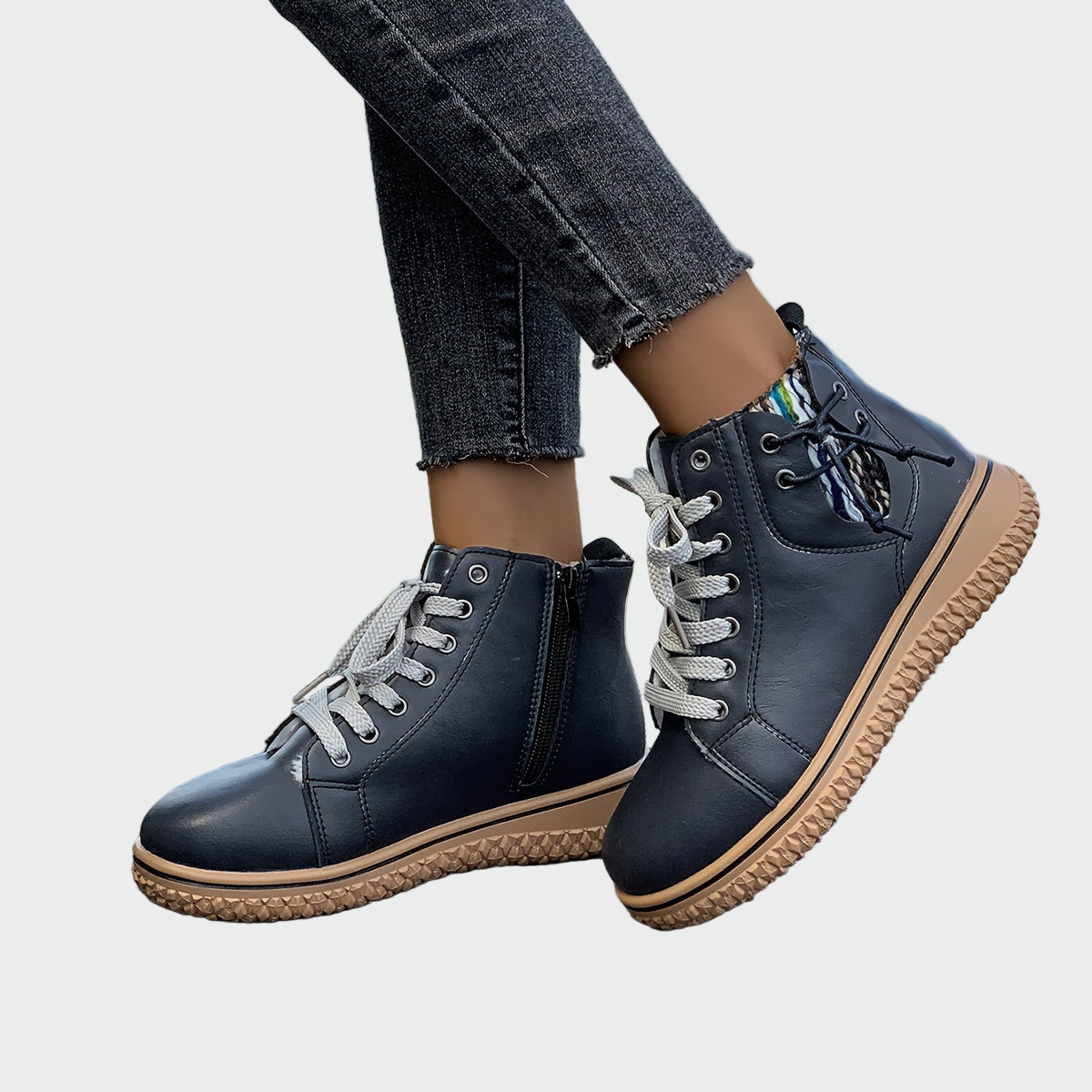 Bottines orthopédiques en cuir à la cheville | Maya Deauville