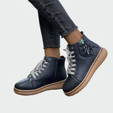 Bottines orthopédiques en cuir à la cheville | Maya Deauville