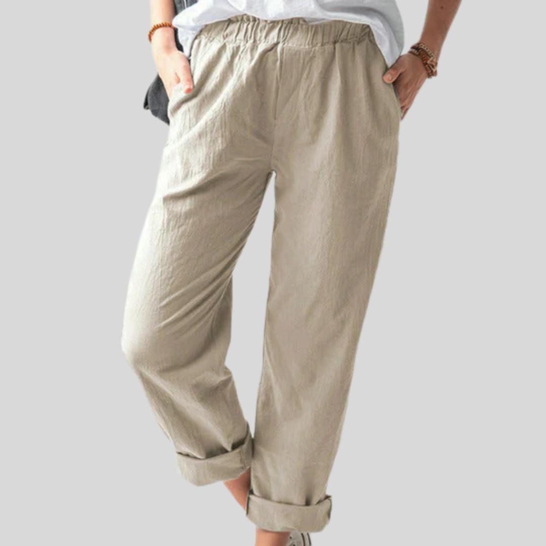 Neria | Pantalon à Structure Douce | Maya Deauville
