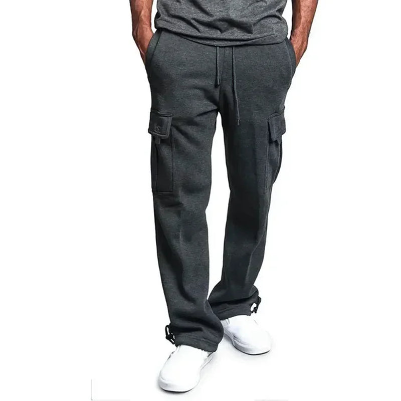 Kenia Blanco™ | Pantalon cargo en polaire pour homme | Maya Deauville