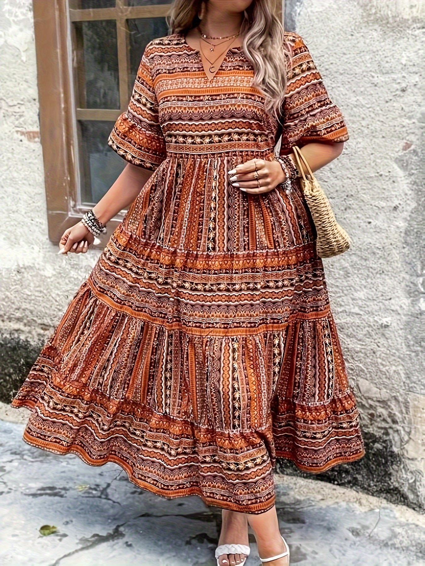 Joraine | Robe Ethnique Fluide | Maya Deauville