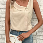 Nynke™ | Top à Col Asymétrique | Maya Deauville