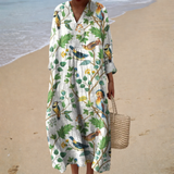 Robe d’Été Imprimée Flatteuse | Maya Deauville