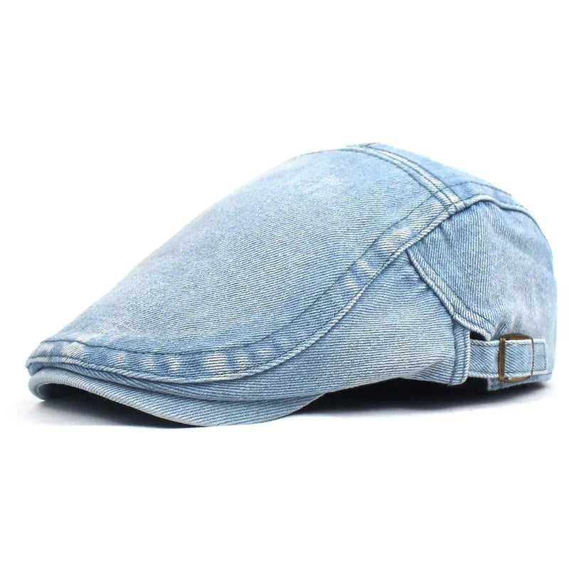 Paulo™ | Béret Homme Denim Chic | Maya Deauville