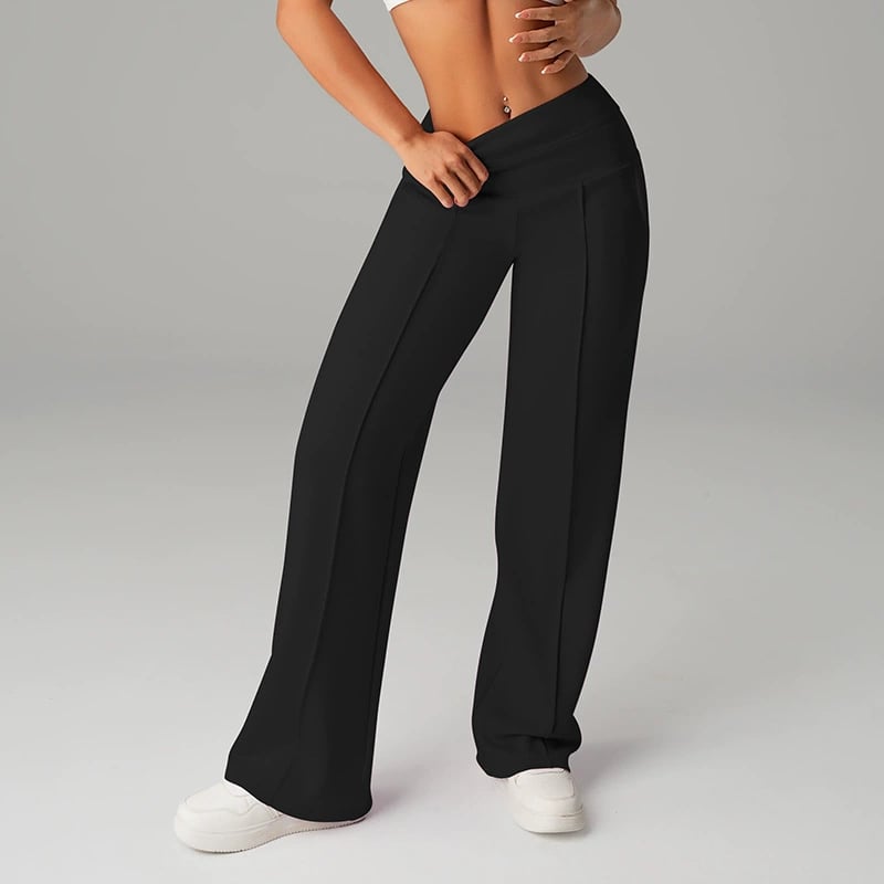 Florence™ — Pantalon large taille haute confortable | Maya Deauville