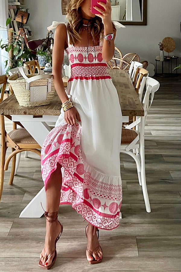 Rianna | Robe Maxi Bohémienne d’Été | Maya Deauville