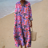 Robe d’Été Imprimée Flatteuse | Maya Deauville