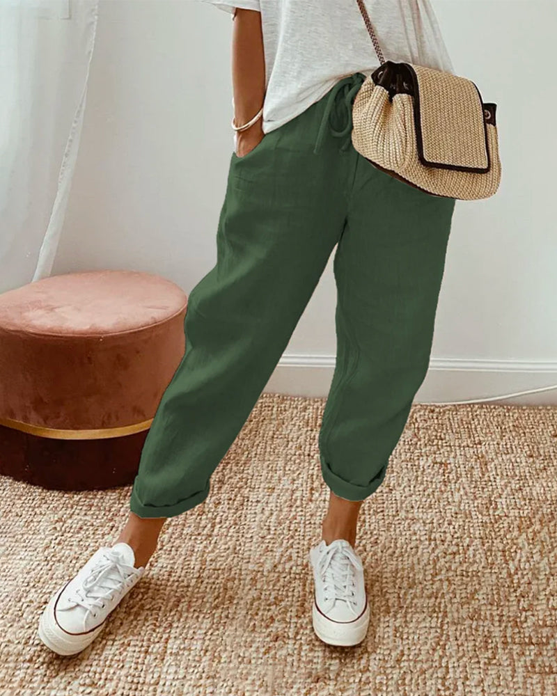 Pantalon Fluide Confort Élégant | Maya Deauville