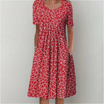 Hailey | Robe florale élégante et décontractée avec poches | Maya Deauville